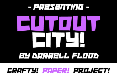 Cutout City font